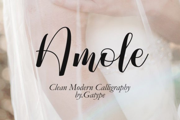Amole: A Romantic Script Font
