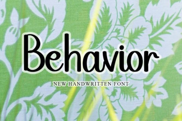 Behavior: A Script Font for Real Projects