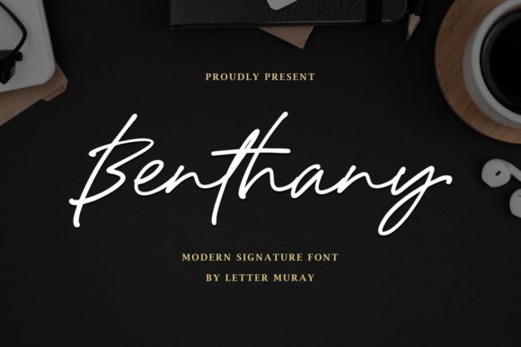 Benthany: A Magic Script Font
