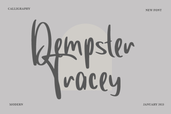 Dempster Tracey Font Review