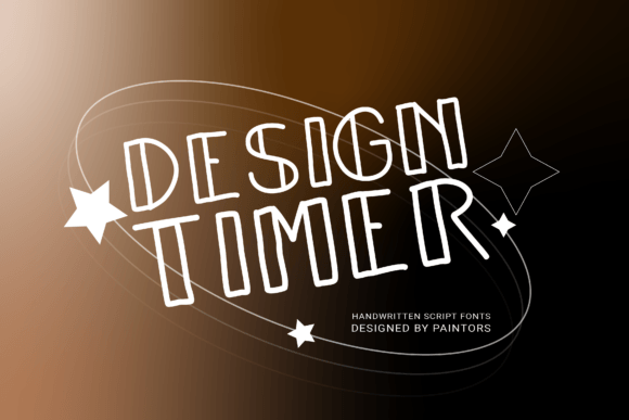 Design Timer Font for Creative Projects