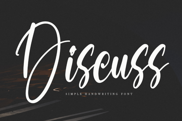 Discuss: A Friendly Script Font