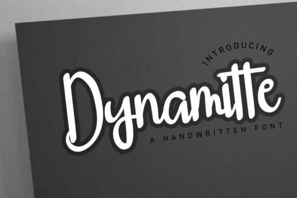 Dynamitte: A Magical Handwritten Font