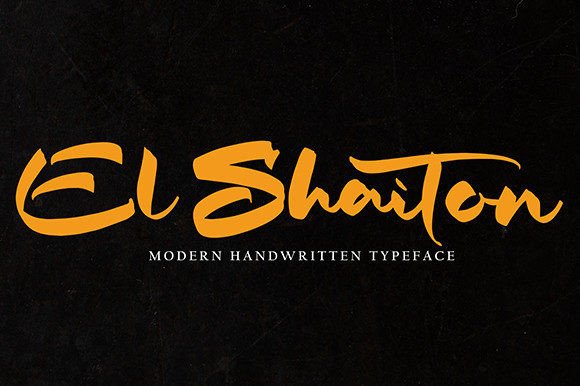 El Shaiton Font for Web Design