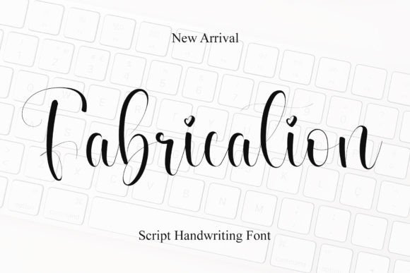 Fabrication: A Stylish Handwritten Font