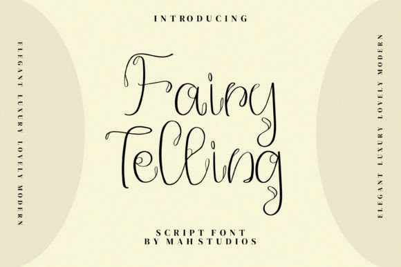 Fary Telling Font: Elegant Script for Creative Projects