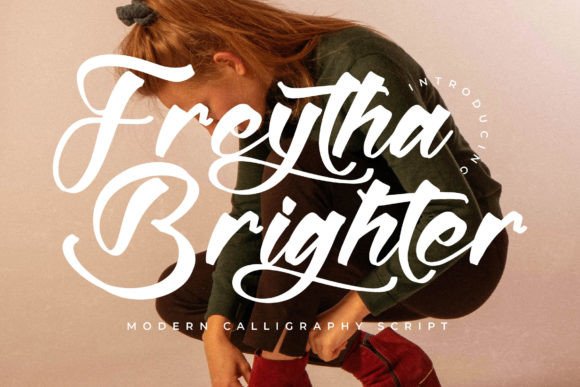 Freytha Brighter: A Modern Script Font