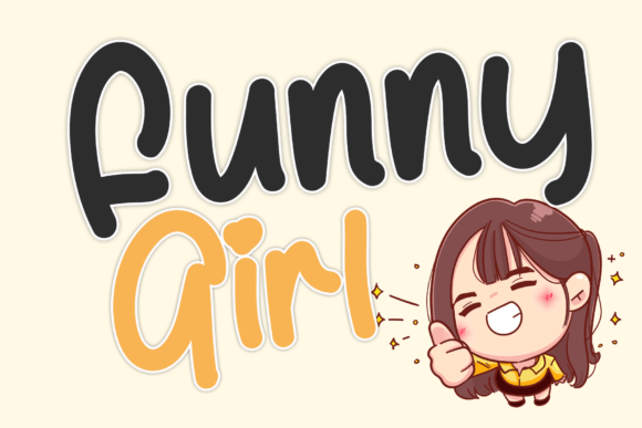 Funny Girl Font: A Stylish Handwritten Typeface