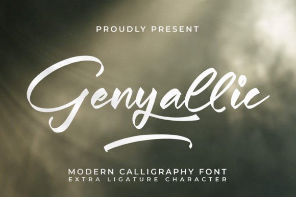 Genyallic: A Premium Script Font for Business