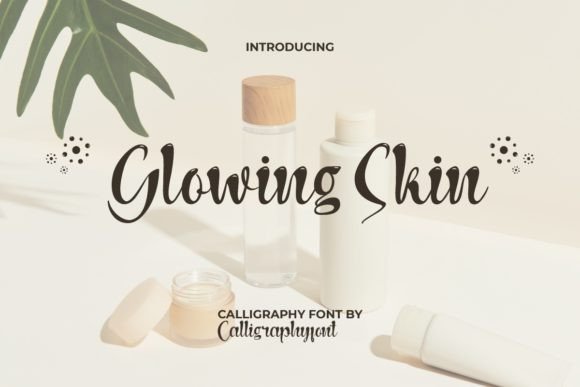 Glowing Skin Font for Business