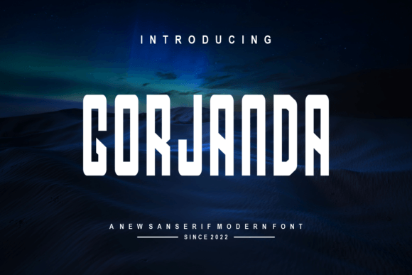 Gorjanda: A Classy Sans Serif Font