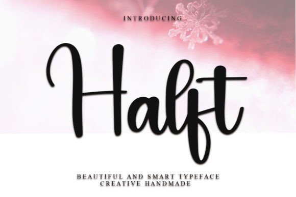 Halft: A Stylish Handwritten Font