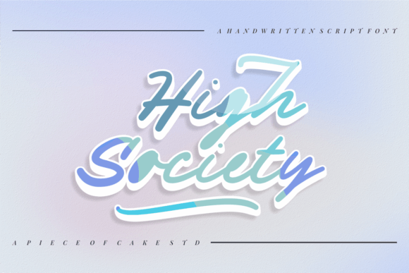 High Society Font for Web Design