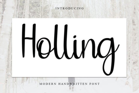 Holling: A Modern Handwritten Font
