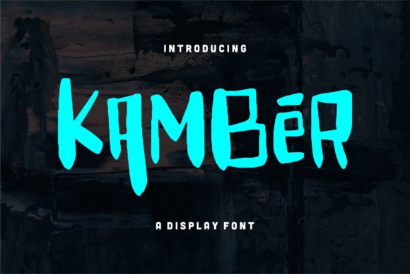 Kamber: A Bold Display Font