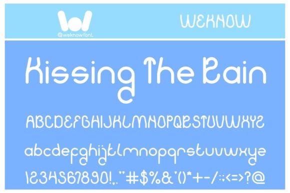 Kissing the Rain: A Font That Elevates Your Brand