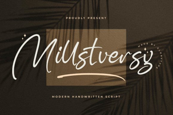 Millstversy: A Magical Script Font