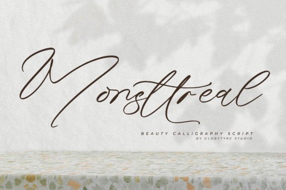Monsttreal: Elegant Script Font