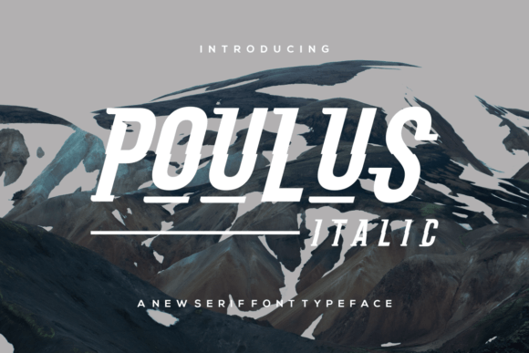 Poulus Italic Font for Business