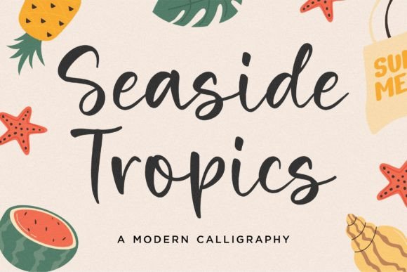 Seaside Tropics Font Review