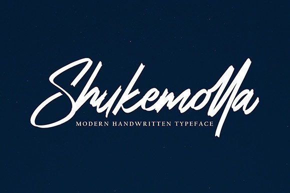 Shukemolla: A Magical Script Font