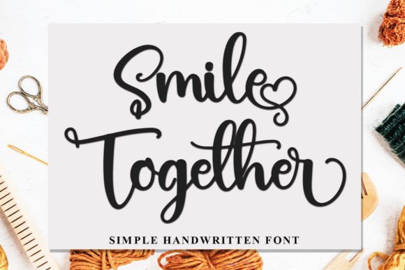 Smile Together Font for Web Design