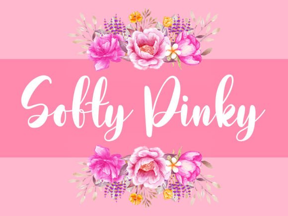 Softy Pinky Font for Creative Projects