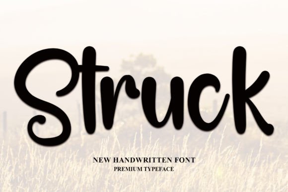 Struck: A Stylish Handwritten Font