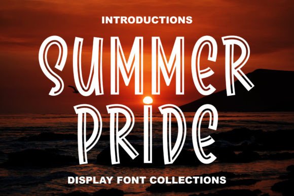 Summer Pride Font for Creative Makers