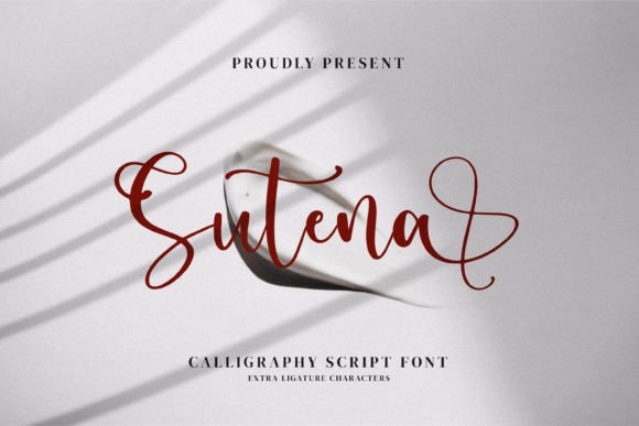 Sutena: A Delicate Script Font