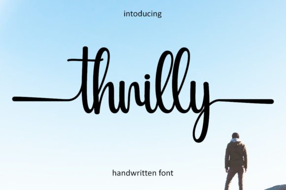 Thrilly: A Stylish Handwritten Font
