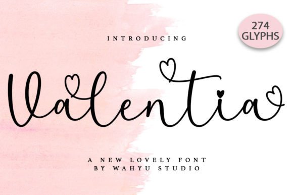Valentia: A Romantic Calligraphy Font